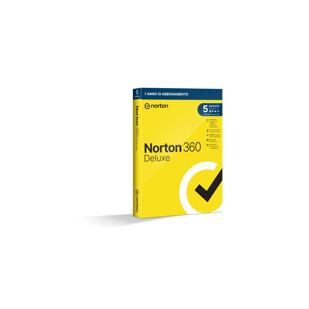 INT.SEC. 5DEV 1Y 50GB 360 DELUXE NORTON 12MO GENERIC RSP MM GUM