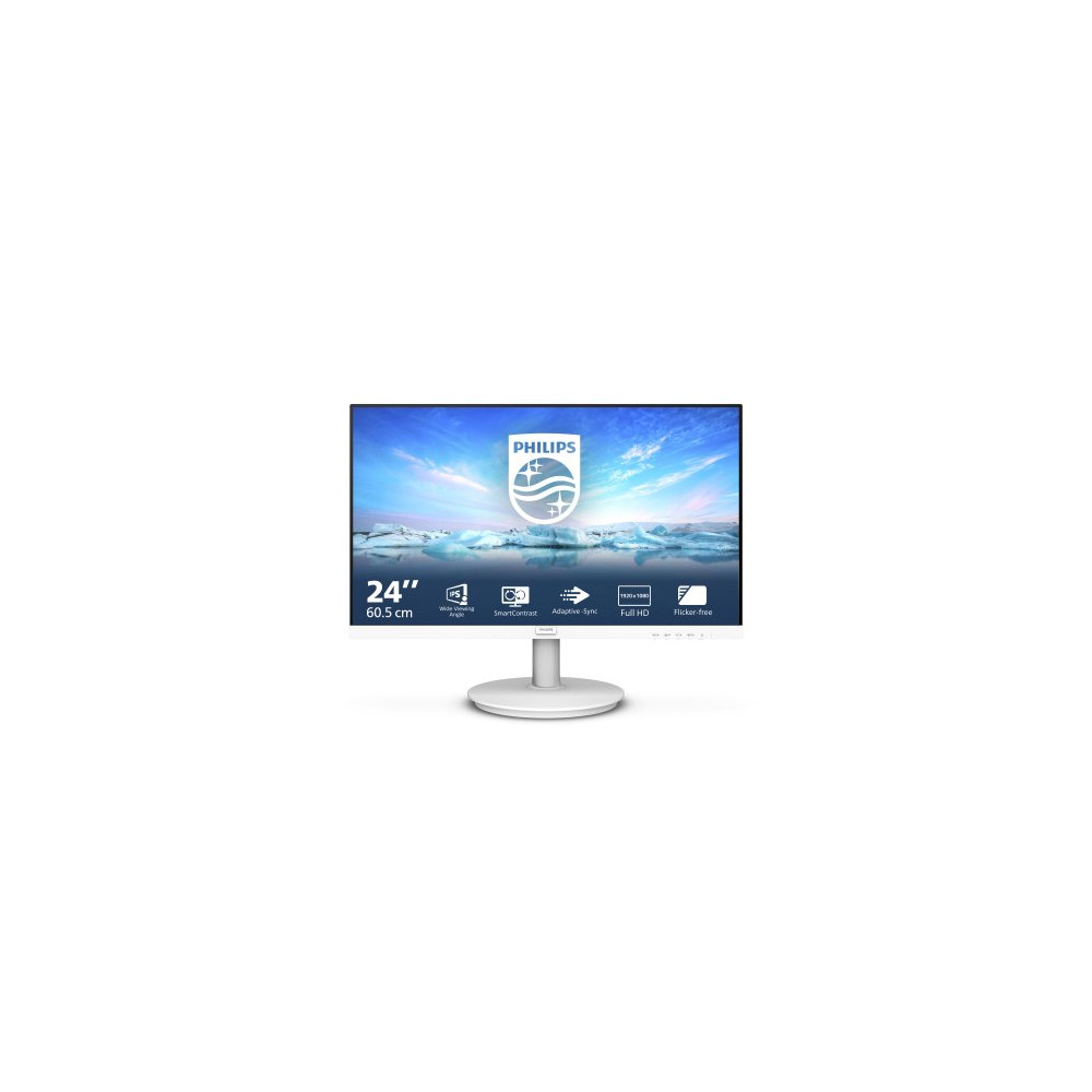 MONITOR PHILIPS 23,6VA MM VGA HDMI 4MS BIANCO PHILIPS 241V8AW/00 16:9 3000:1
