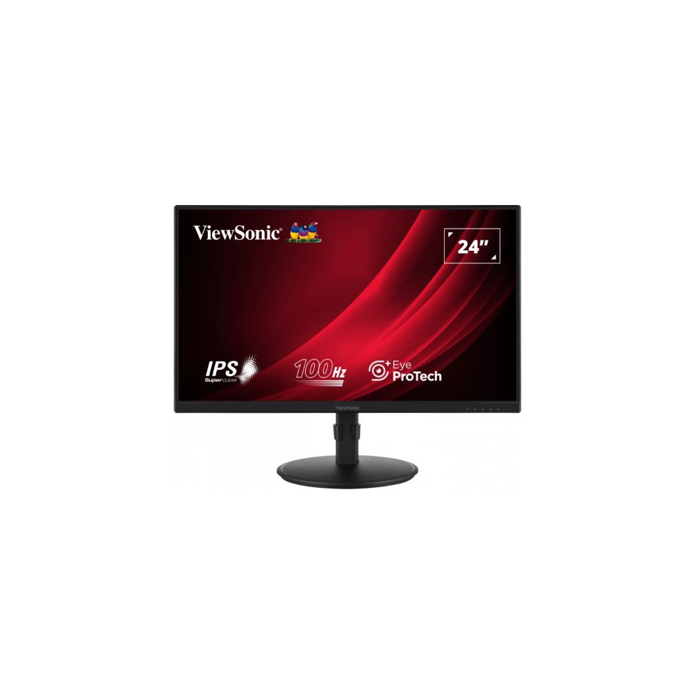 MONITOR VIEWSONIC 24IPS FHD HDMI DP VGA 99%RGB 100HZ VG2408A MM REG ALT PIVOT USB