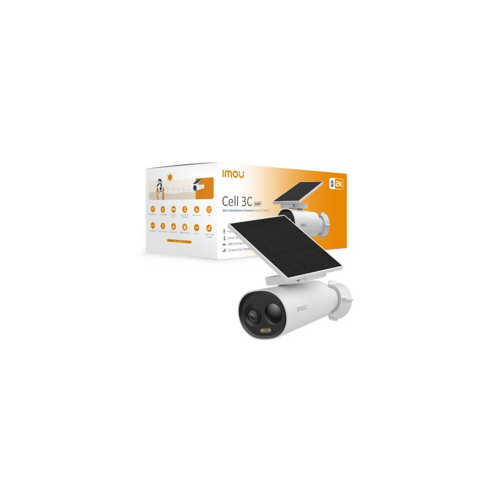 KIT BULLET 2K 3MP QHD + PAN. SOLARE IP65 FC SD BATTERIA TIMELAPSE USB-C
