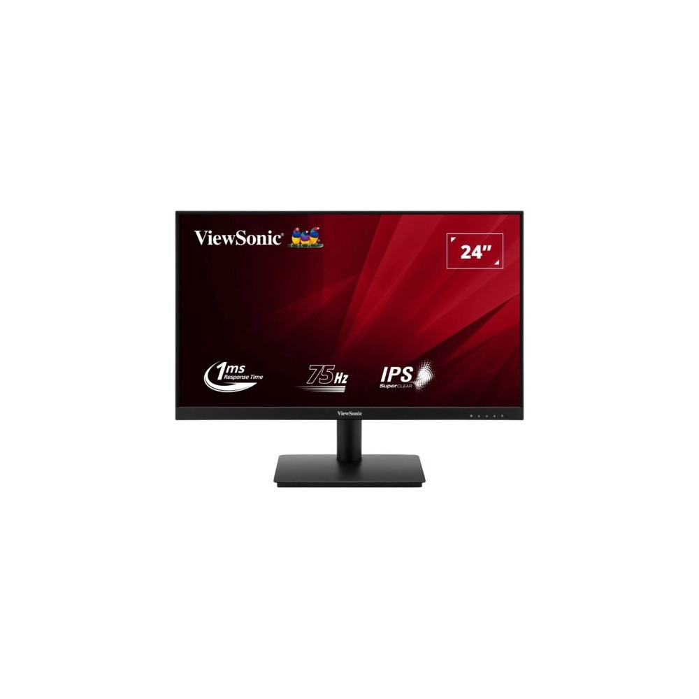 MONITOR VIEWSONIC 23.8 IPS VGA HDMI BLACK VESA FHD