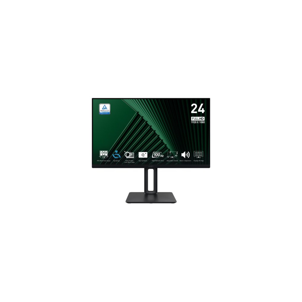 MONITOR MSI 23,8IPS H/DP/V 100HZ PIVOT MM PRO MP245PG 1MS 16:9 EPEAT PIVOT BK