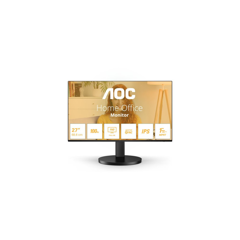 MONITOR AOC 27IPS 100HZ 1MS HDMI VGA MM AOC 16:9 27B3HA2