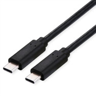 CAVO USB 4 C-C 1MT M/M BK 100W CONTATTI DORATI PD 20V/5A 40GBIT/S