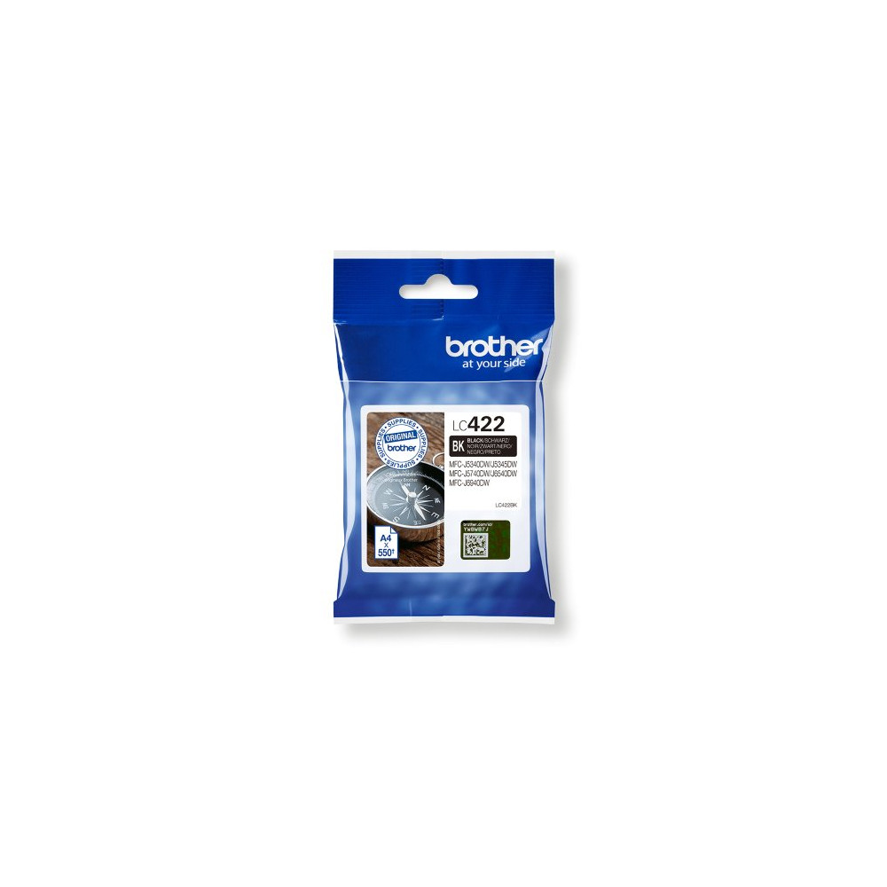 BROTHER LC-422BK nero 550PP X MFC-J5340DW MFC-J5740DW MFC-J6540DW MFC-J6940DW