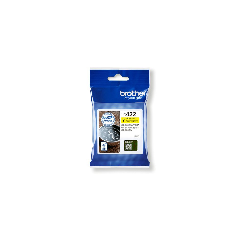 BROTHER LC-422Y giallo 550PP X MFC-J5340DW MFC-J5740DW MFC-J6540DW MFC-J6940DW