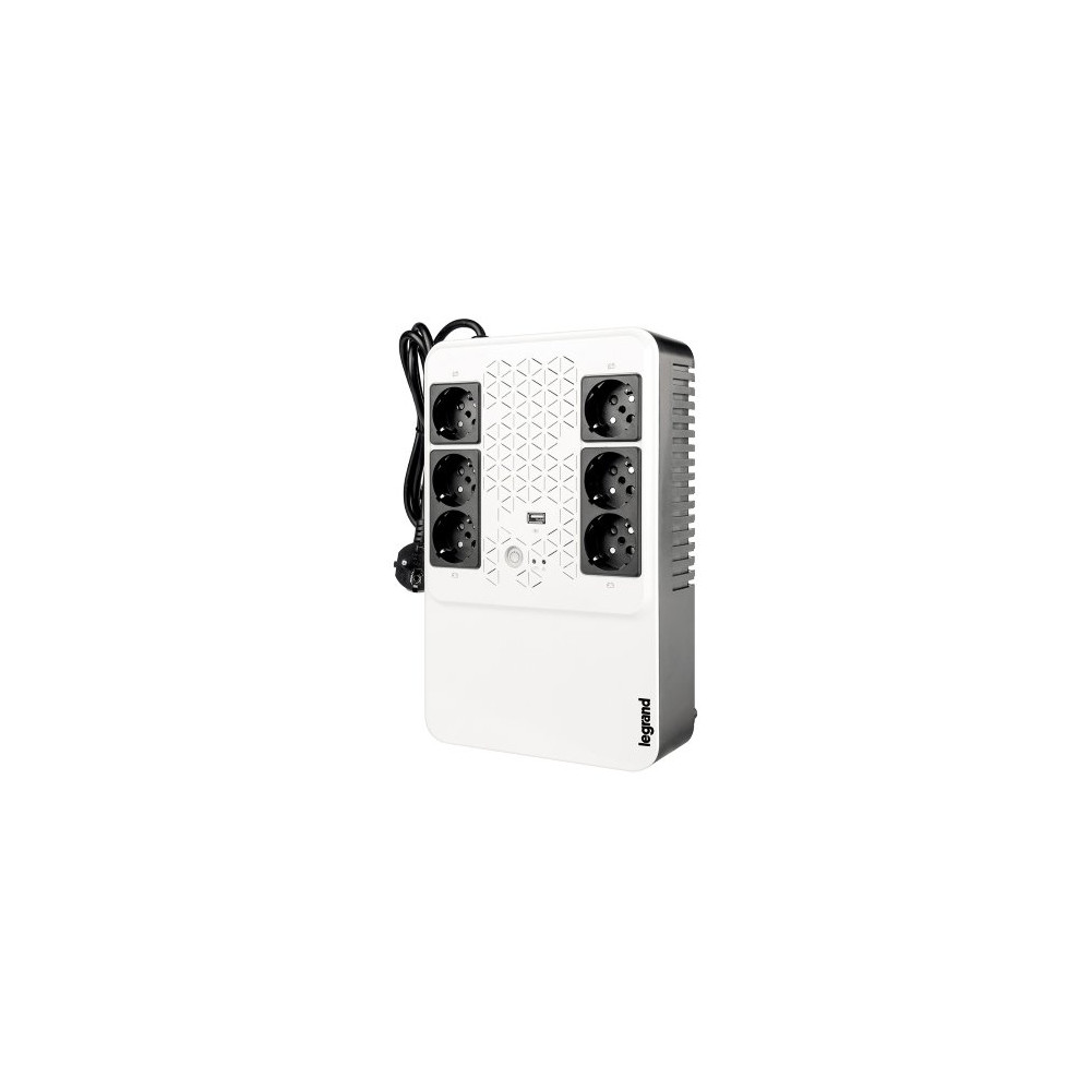 UPS LEGRAND 600VA monofase KEOR MULTIPLUG con prese standard tedesco autonomia fino a 15 minuti - LG-310081