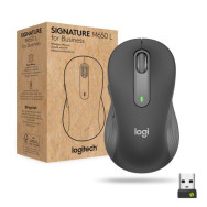 Logitech Signature M650 for Business - Mouse - ottica - 5 pulsanti - senza fili - 2.4 GHz, Bluetooth - ricevitore USB Logitech L