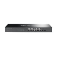 TP-Link Omada SG2218 V1.26 - Switch - intelligente - 16 x 10/100/1000 + 2 x Gigabit Ethernet SFP - montabile su rack