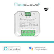 Homcloud Modulo Pulsante RelÃ¨ Wi-Fi 12/24V 2CH