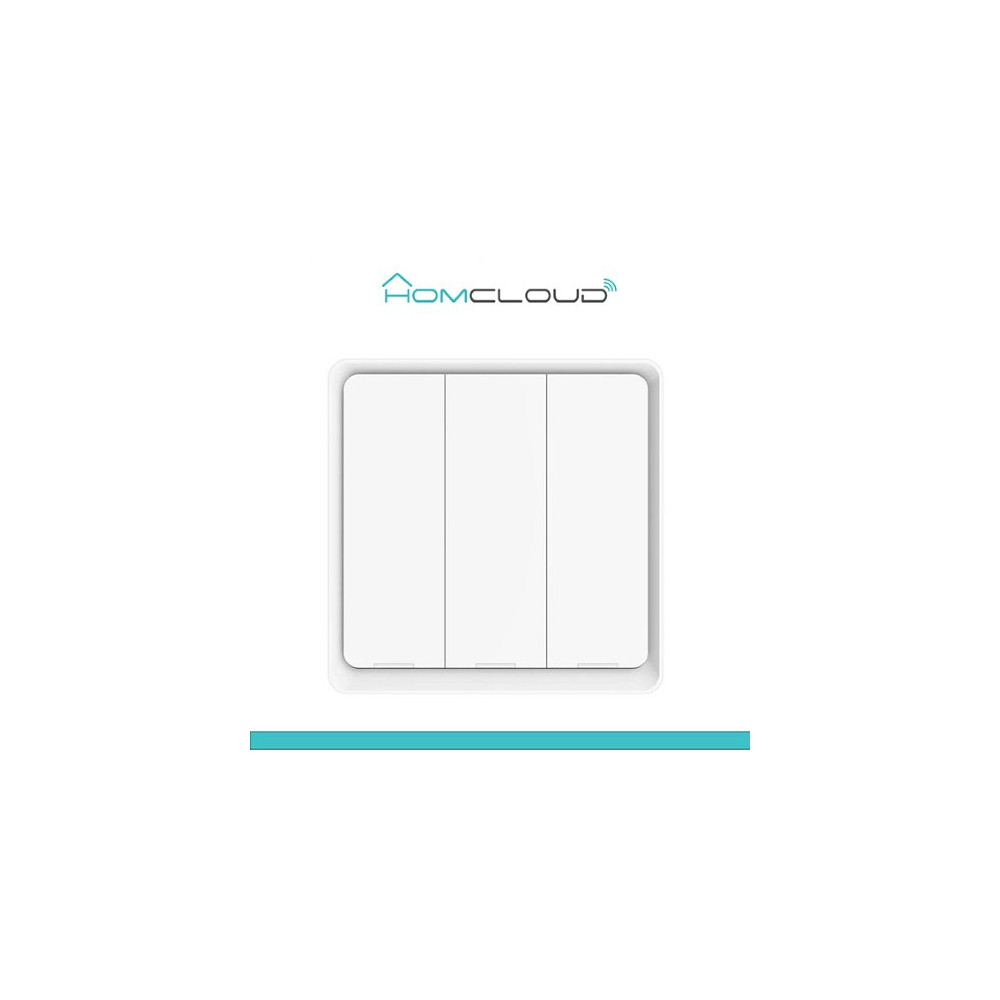 Homcloud Pulsante a muro senza fili intelligente 3CH