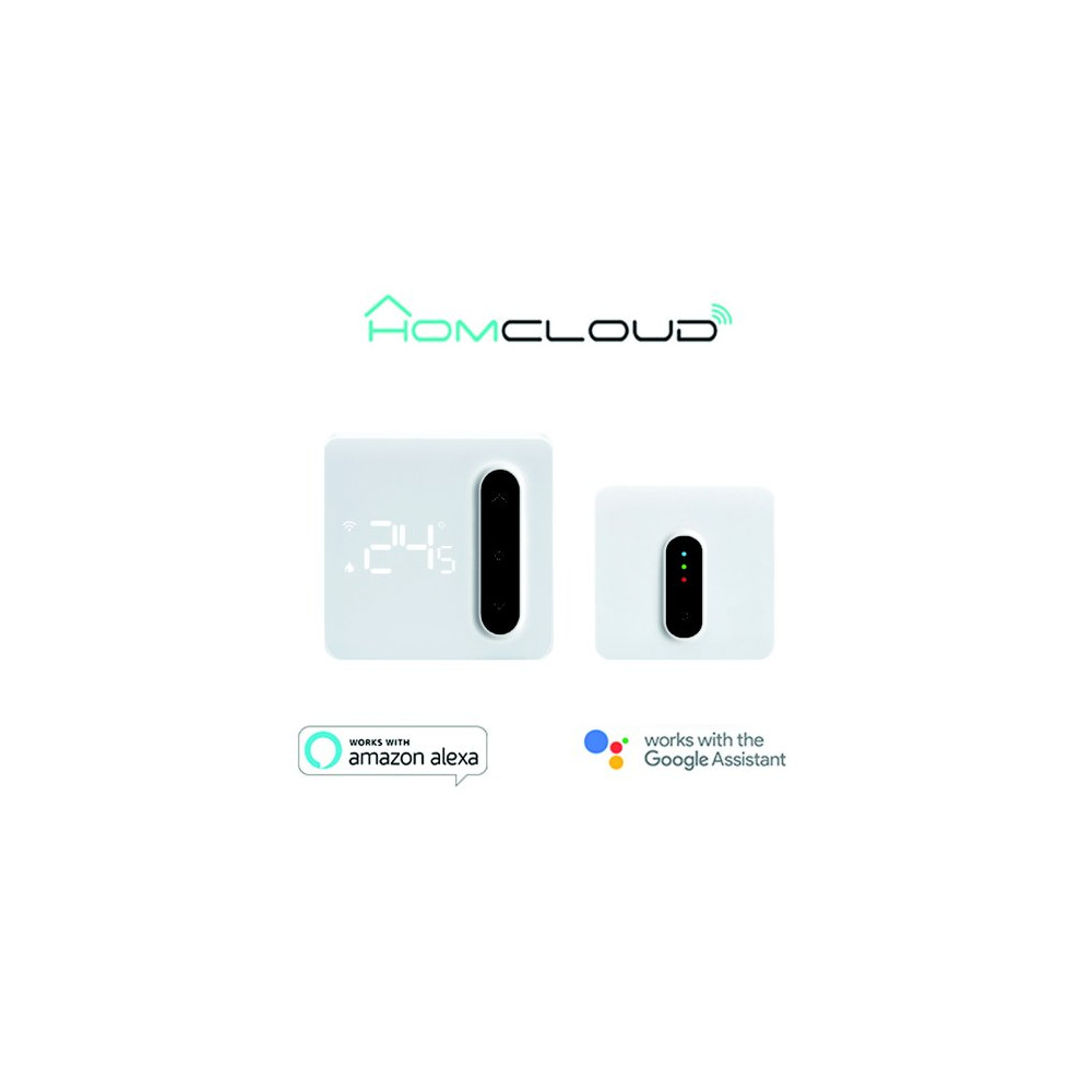 Cronotermostato digitale Smart Homcloud Wi-Fi + ricevitor RF
