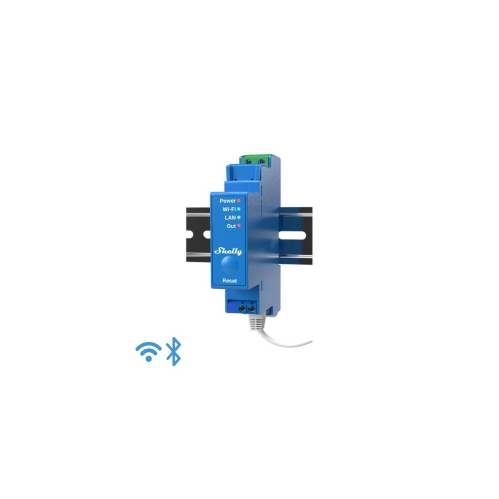 Shelly Pro 1 - IP Smart Relay DIN 1ch. LAN/WiFi/BT