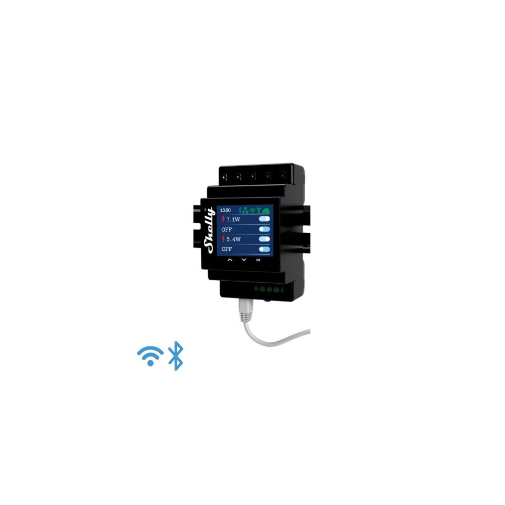 Shelly Pro 4PM - IP Smart Relay DIN 4 ch. LAN/WiFi/BT + PM