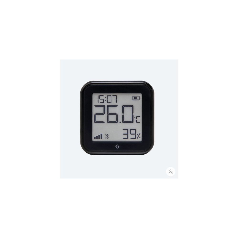 Shelly Sensore Temperat&Umid Wi-Fi + Bluet con display Gen3 Nero