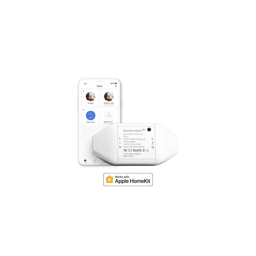 Meross Interruttore Universale 220V Smart Wi-Fi Apple HomeKit