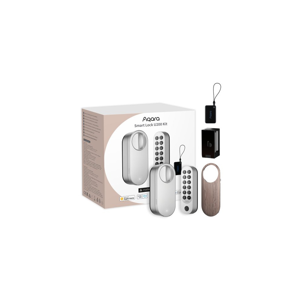 Aqara Kit Serratura Intelligente U200 Argento/Grigio