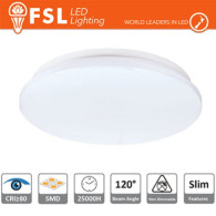 Luce Calda - 3000K Plafoniera LED 25W 3000K 120Â° 38x5,5cm CRI80