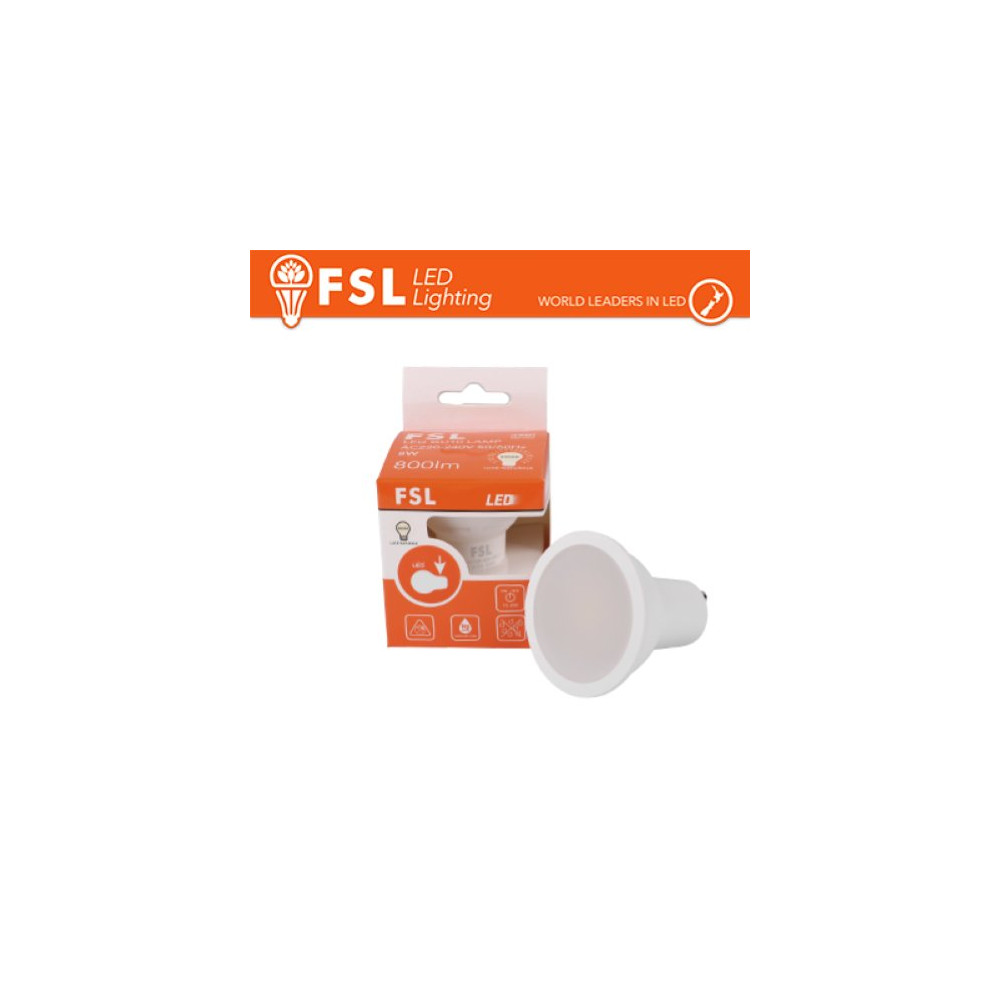 GU10 Lampadina LED - 6W 3000K 520LM 100Â° CRI>80 Antiriflesso