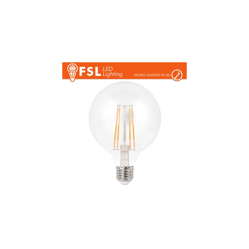 Lampada Filamento Globo Ã9,5cm - 6W 2700K E27 600LM