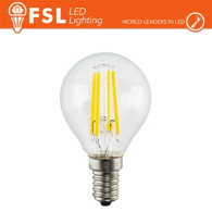 Luce Naturale - 4000K Lampada Filamento Sfera - 4W 4000K E14