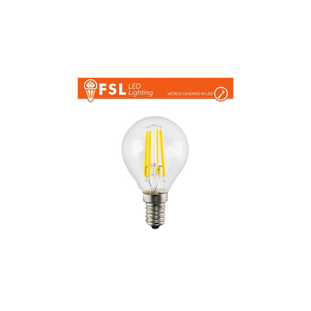 Luce Naturale - 4000K Lampada Filamento Sfera - 4W 4000K E14