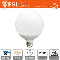 Luce Calda - 3000K Lampada Globo Ã12cm - 24W 3000K E27