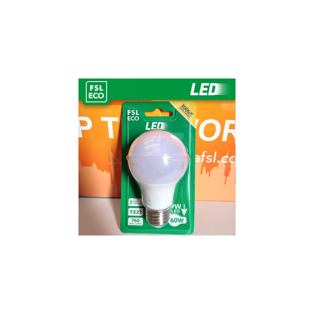 Luce Naturale - 4000K Lampada Goccia BLISTER - 9W 4000K E27