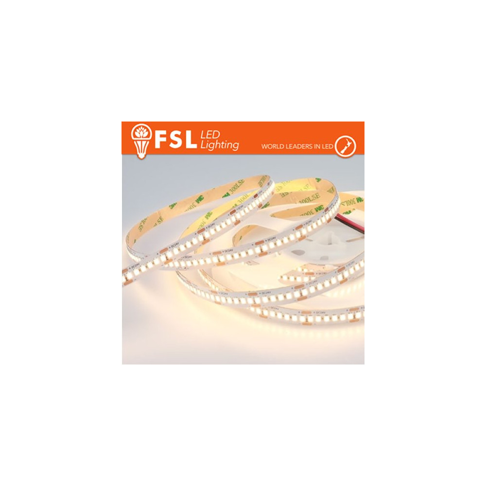 Luce Fredda - 6500K Striscia LED 5m IP20 2835 24V - 16W/m 240led/m 6500K