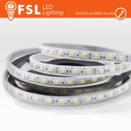 Luce Naturale - 4000K Striscia LED 5m IP65 5050 24V - 12W/m 60led/m 4000K