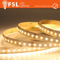 Luce Fredda - 6500K Striscia LED 5m IP20 2835 24V - 12W/m 120led/m 6500K