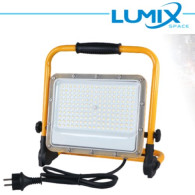 Giallo Faretto LED da lavoro 100W - 10.000lm IP65 - cavo 2m