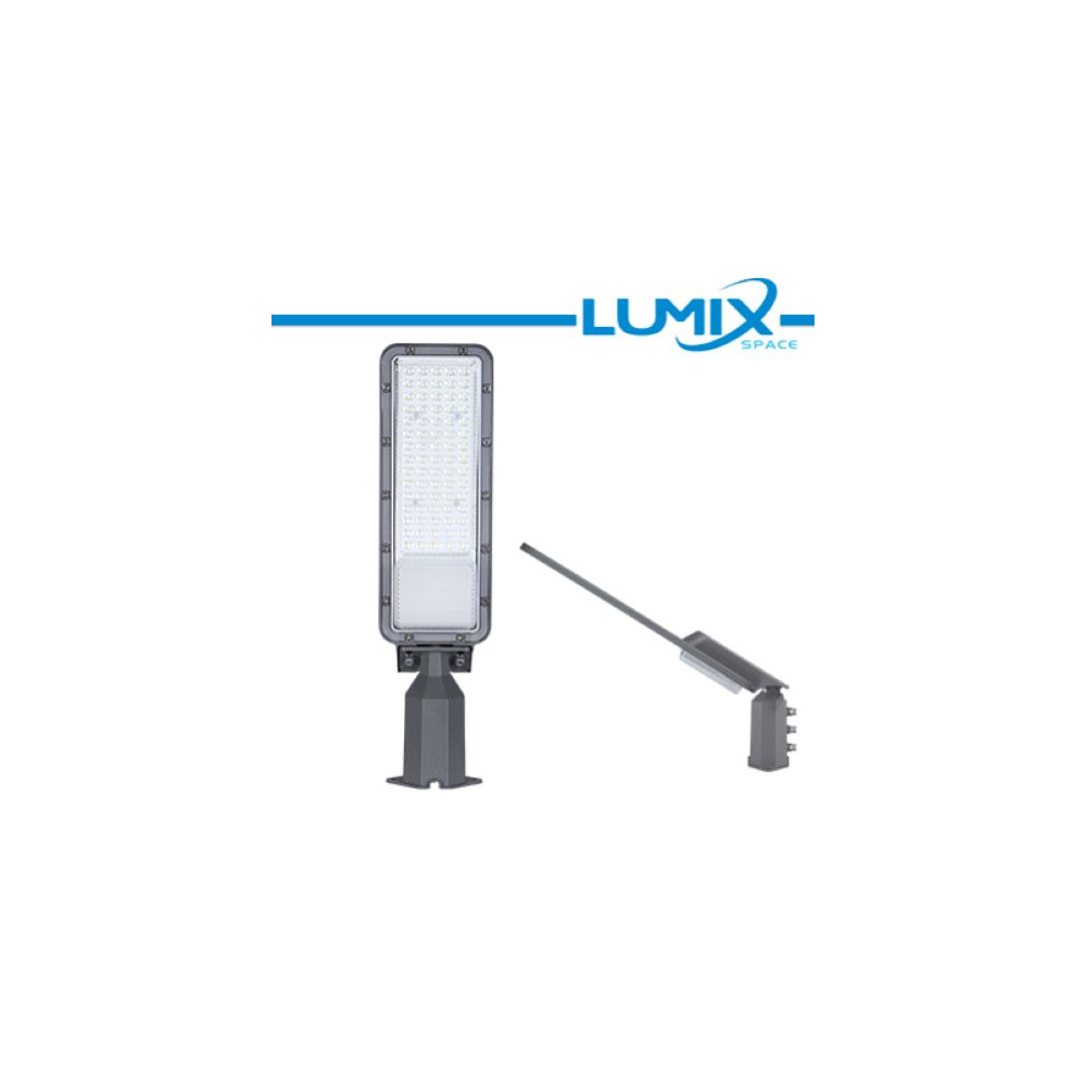 Grigio Faro lampione stradale snodabile LED 150W IP65 130lm/w 4000k