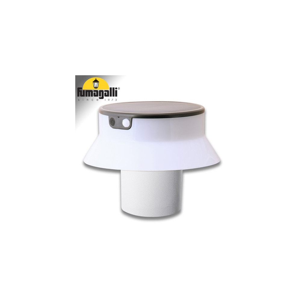 FELICE 200 SPIKE BIANCO SOLAR LED Ã150 PIR CCT SET