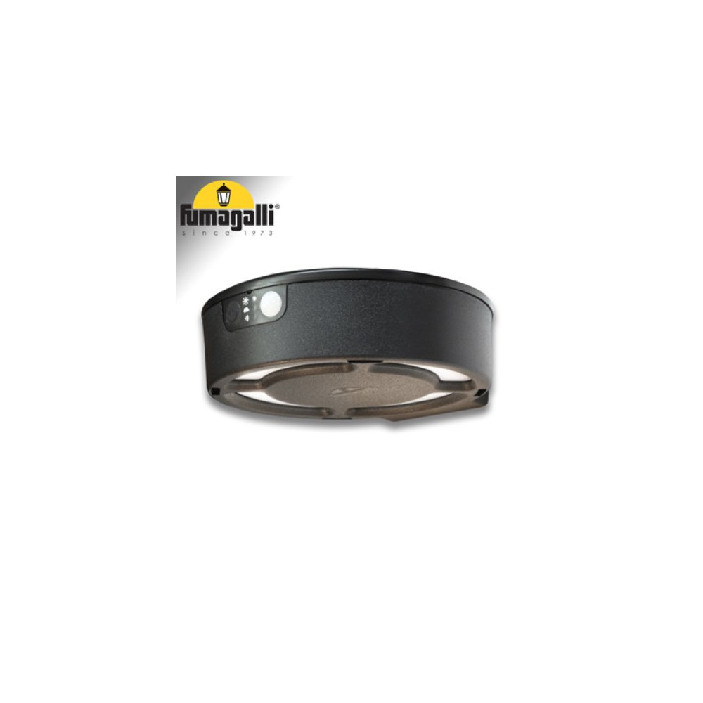 FORTUNATO NERO SOLAR LED Ã150 PIR 4000K