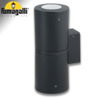 FRANCA 90 2L WALL NERO SATIN LED GU10 7W CCT 3WHITE