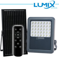 Grigio PROIETTORE SOLARE LED 300W + Crepuscolare