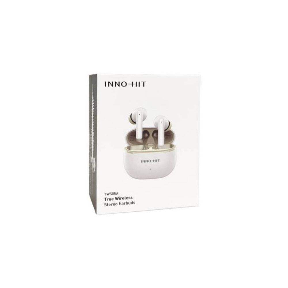 Inno-Hit Auricolari True Wireless Stereo Earbuds TWS05A Bianco