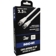 Inno-Hit Cavo Antenna E84623 Sat Coassiale 2.5m Bianco