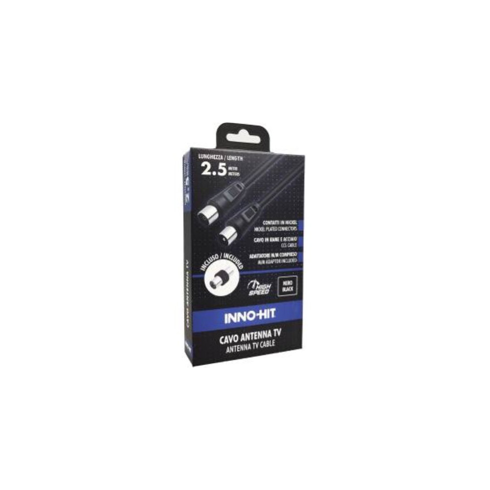 Inno-Hit Cavo Antenna M/F 2.5m Nero