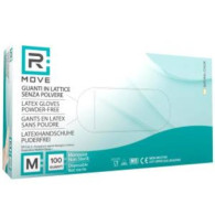 1Conf. da 100pz Tg.M - RMove Guanti Lattice 5.7gr Senza Polvere