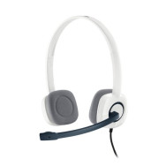 LOGITECH CUFFIE STEREO H150 COCONUT CON MICROFONO BIANCO 981-000350