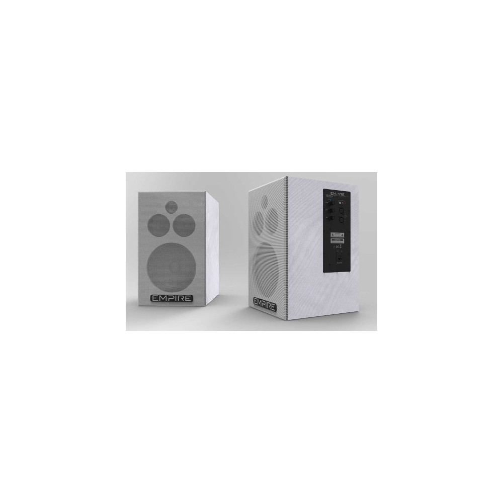 SPEAKER EMPIRE HS290 290W 80-20K HZ RCA XLR BALANCED WHITE