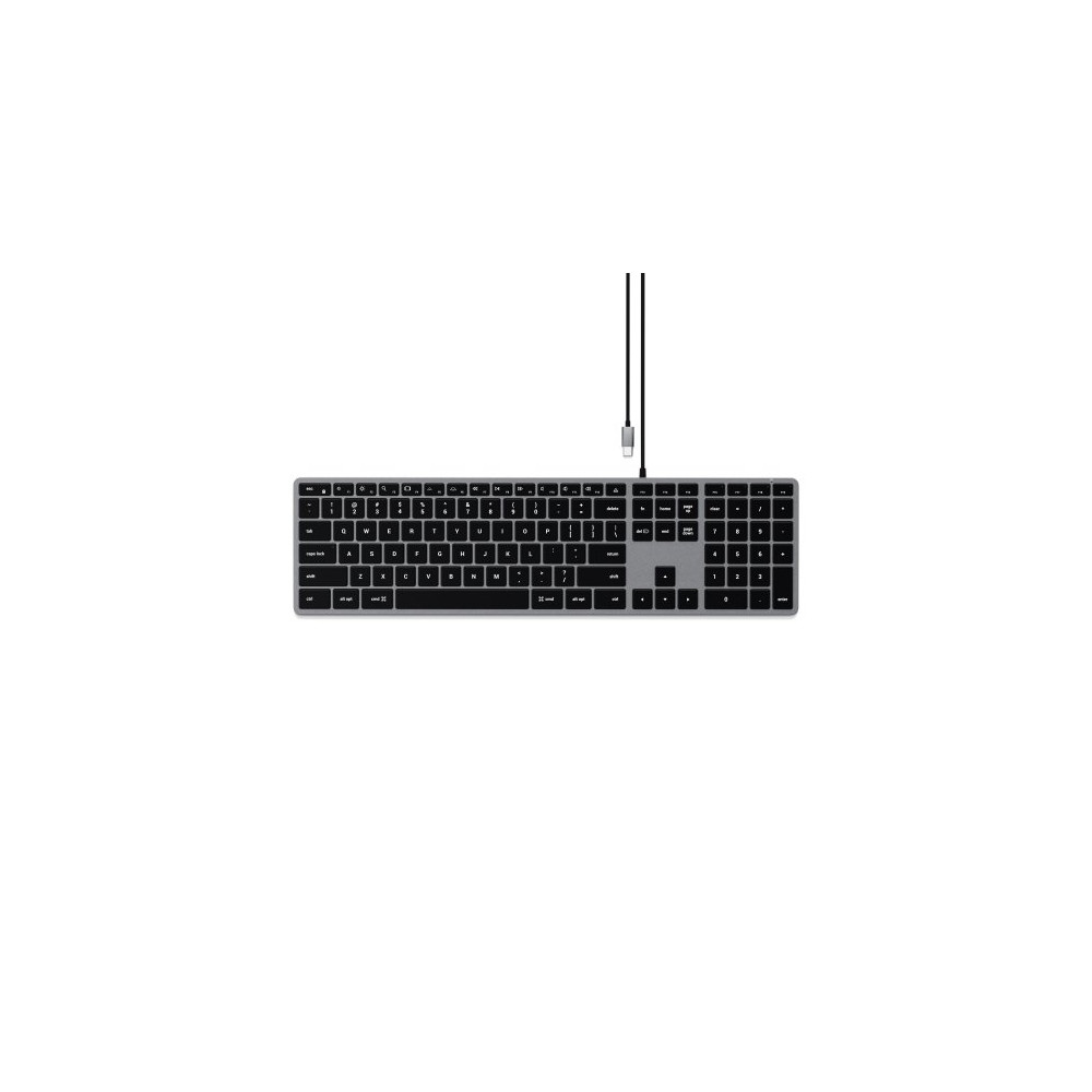 TASTIERA SLIM USB-C W3 - SPACE GRAY - ITA X APPLE