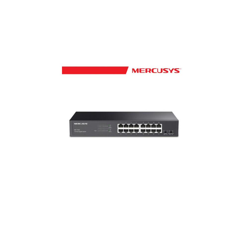 Mercusys 16-Port Gigabit Desktop/Rackmount Switch - MS116GS