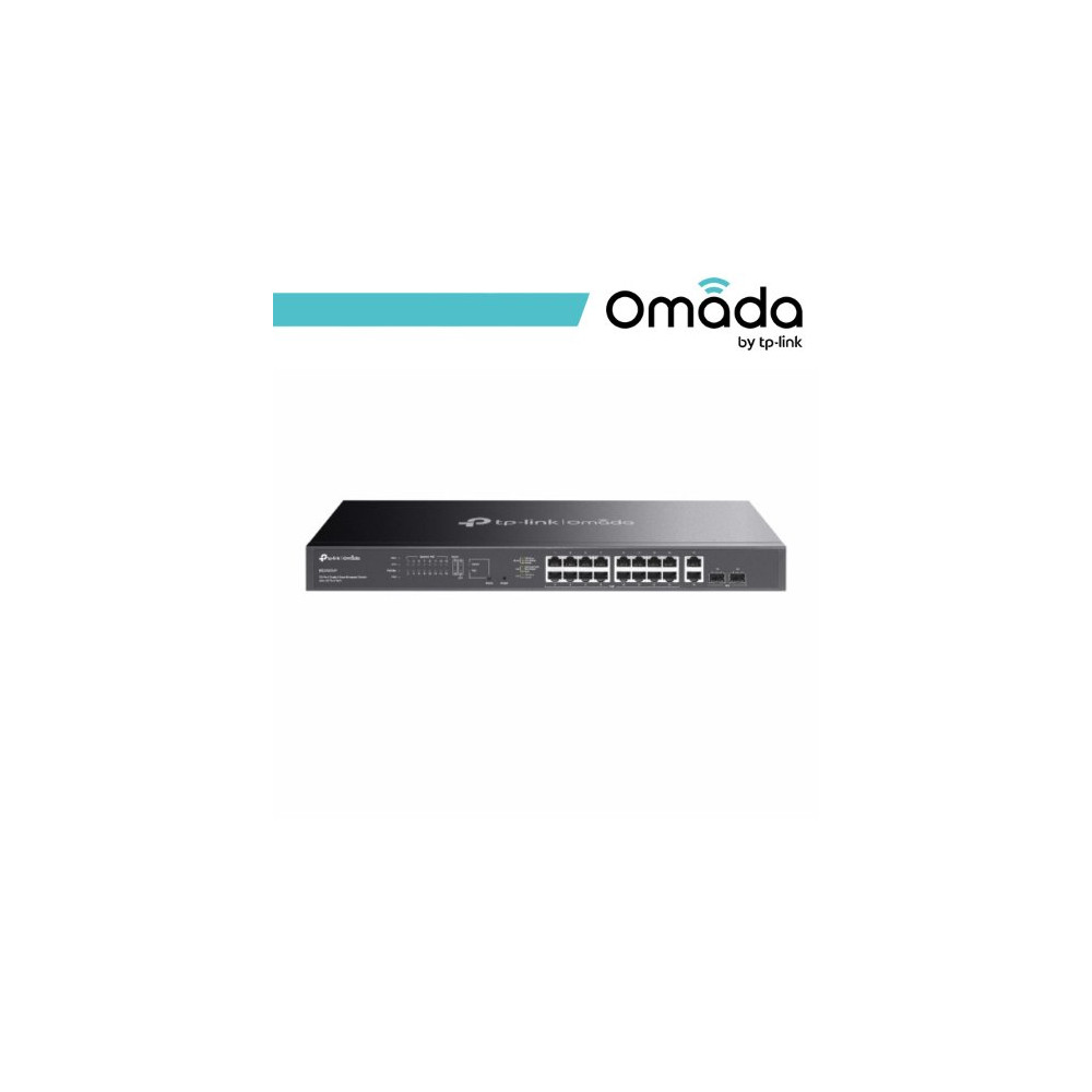 Omada 20-Port Gigabit Easy Managed Switch with 16-Port PoE+ - ES220GMP