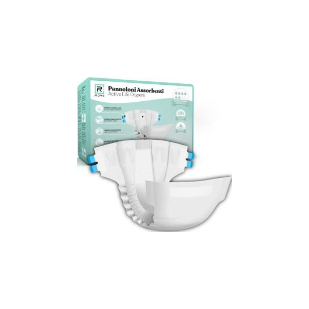 RMOVE PANNOLONI ASSORBENTI ACTIVELIFE ADULTO TG.M 1CNF/25PZ