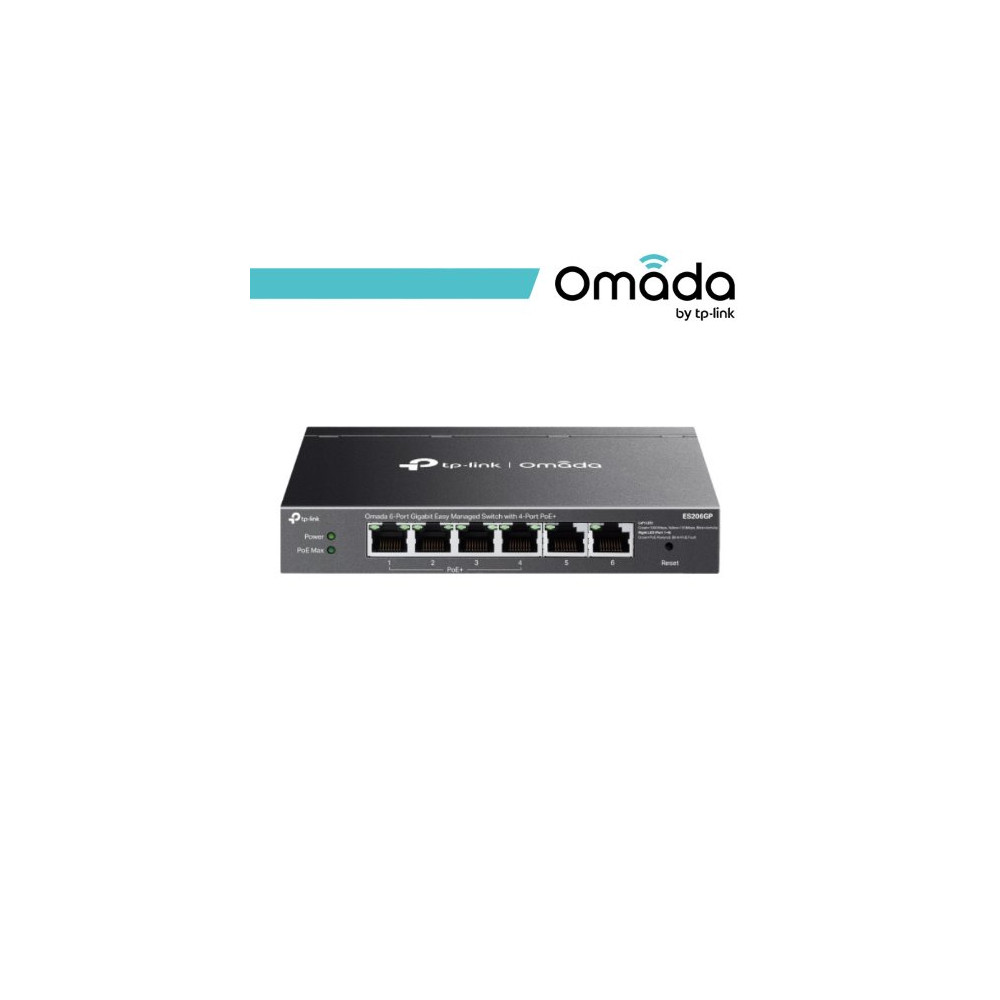 OMADA 6-PORT GIGABIT EASY MANAGED SWITCH WITH 4-PORT POE+