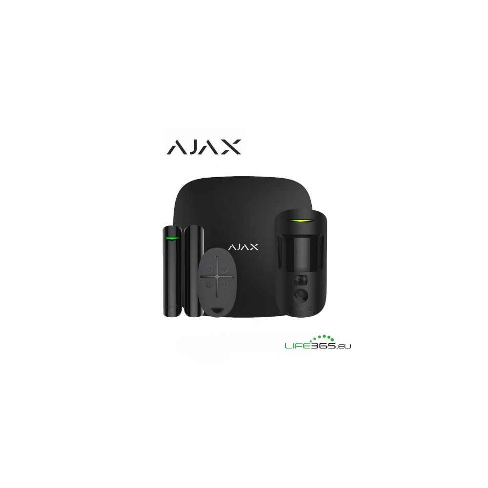 AJAX KIT DI BASE CON VIDEOCAMERA (STARTERKIT CAM) NERO
