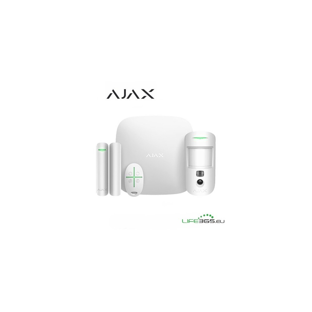 AJAX KIT DI BASE CON VIDEOCAMERA (STARTERKIT CAM) BIANCO